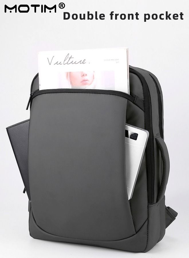 Motim Travel Laptop Backpack, Anti-Theft Durable Laptop Backpack with USB Charging Port, Waterproof Computer Bag Fits 15.6 Inch Laptop Notebook with Independent Computer Compartment, Large Capacity - Image 5